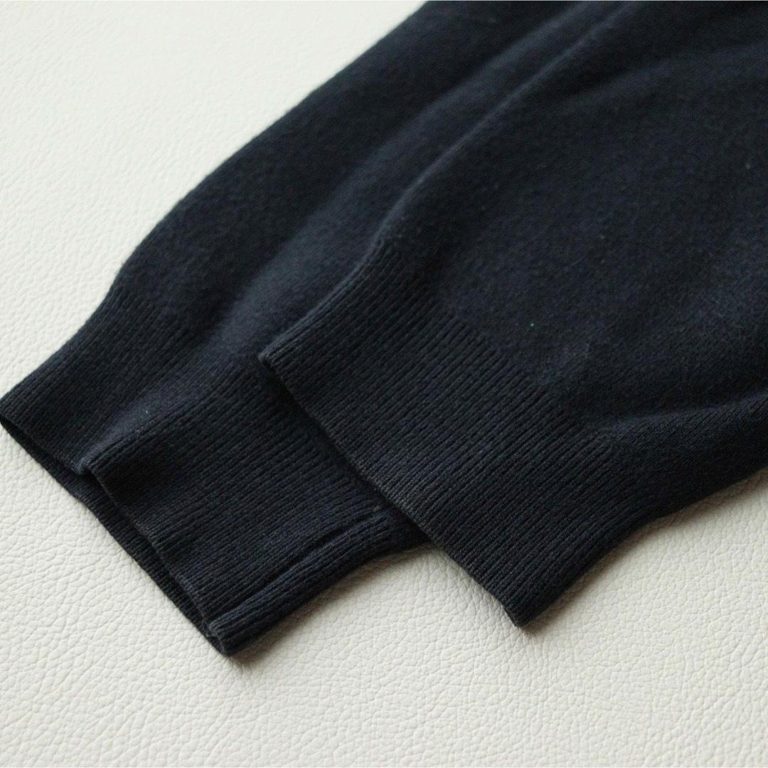 5444【美品】キャバン クルーネックニット ラグランスリーブ コットンカシミヤ