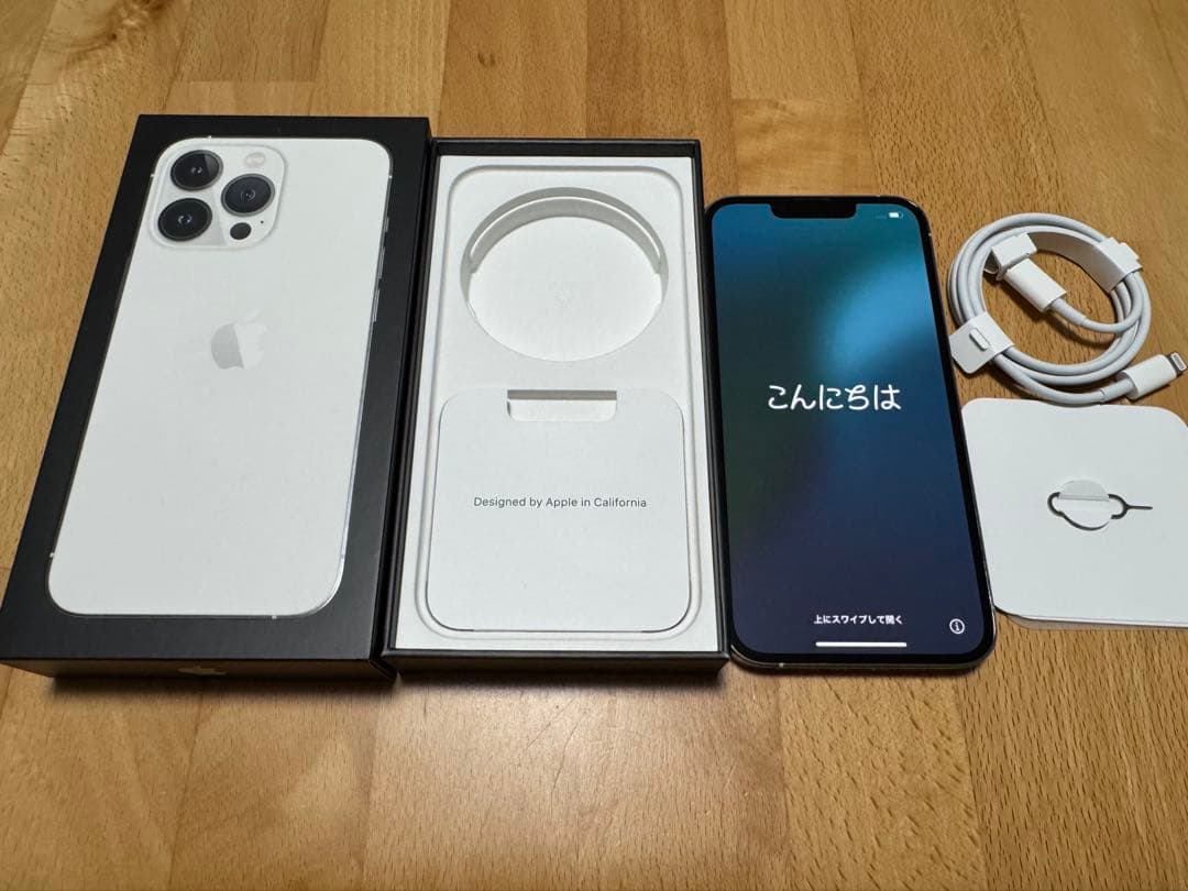 美品 iPhone 13 Pro 512GB シルバー 純正バッテリー100%