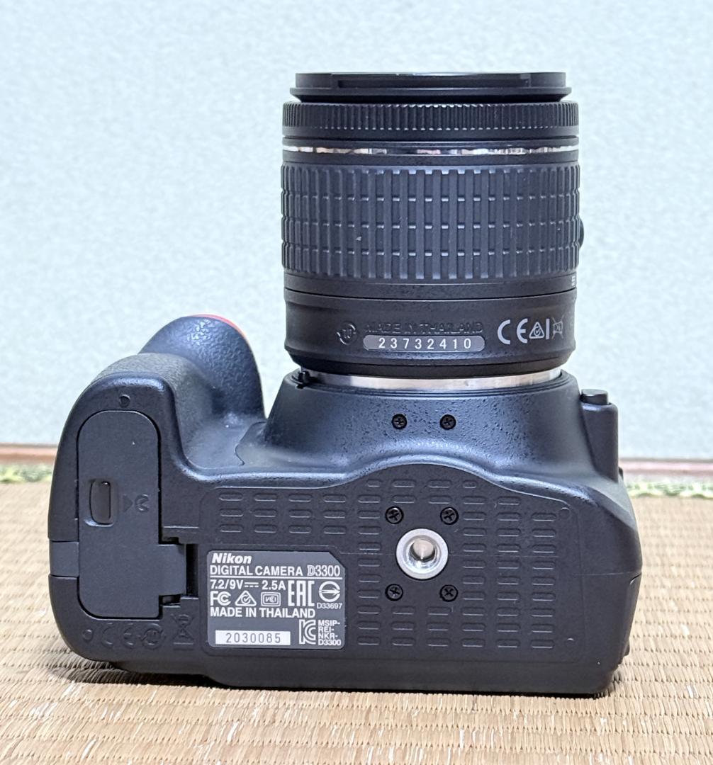 明日終了　ほぼ新品 撮影1,419回 ニコンD3300 18-55mm VR 付