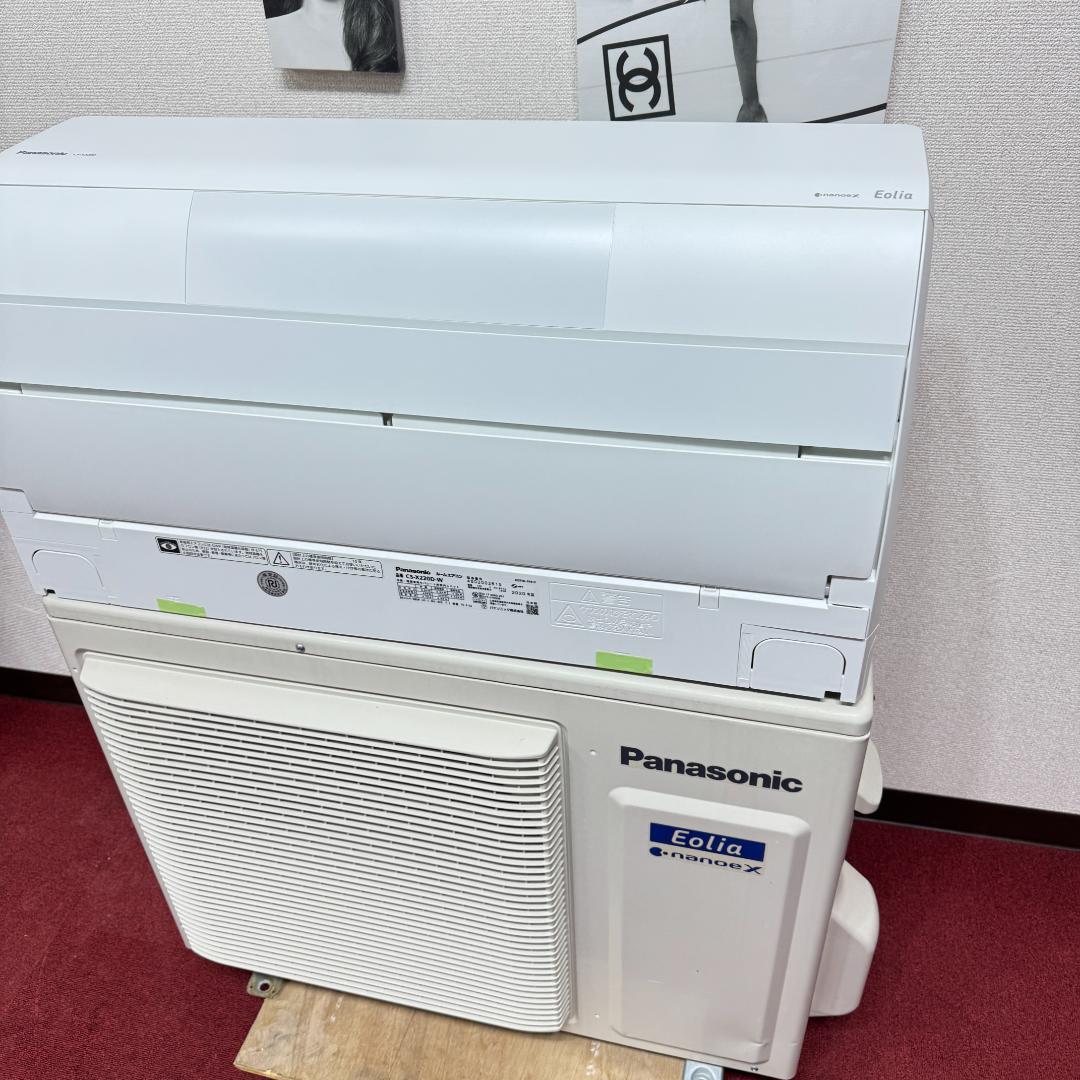 東京23区送料無料　美品パナソニック2.2kw　6畳用エアコン　分解清掃済み