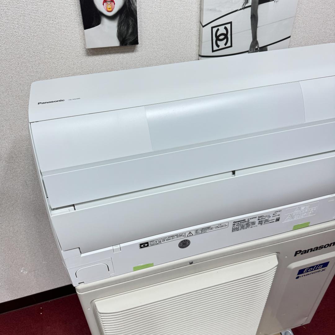 東京23区送料無料　美品パナソニック2.2kw　6畳用エアコン　分解清掃済み