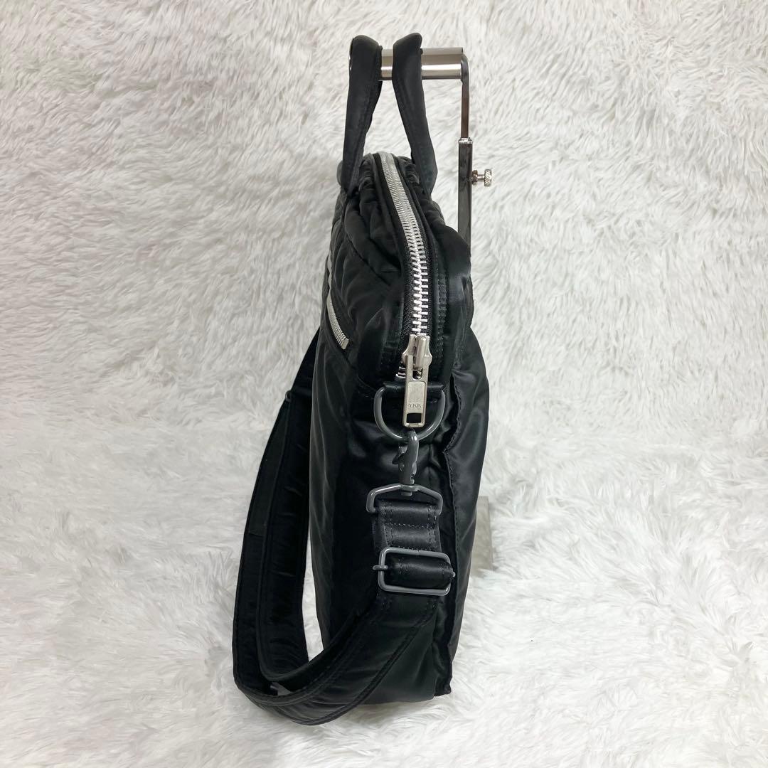 ポーター タンカー 2WAY ブリーフケース 黒 ナイロン ビジネスバッグ　A4