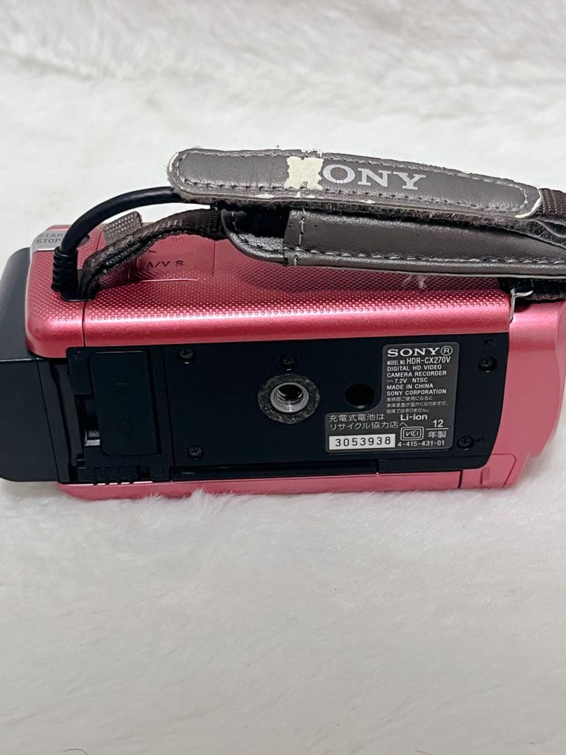 【希少】 SONY HDR-CX270V ビデオカメラ ピンク デジタルカメラ