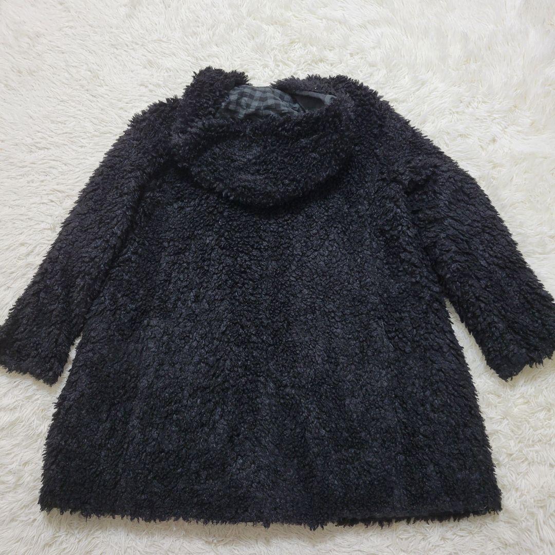 リバーシブル✨センソユニコ　tb　パッチワークデザイン　ハーフコート　フード