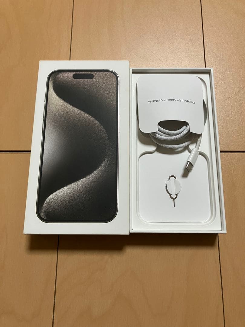 く*ん様 iPhone 15 Pro 128GB ナチュラルチタニウム ジャンク