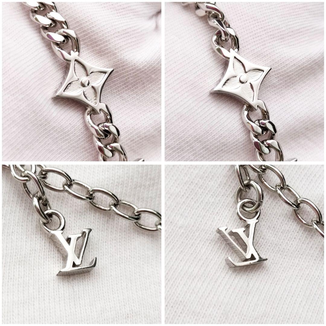 シマさん専用✨ルイヴィトン モノグラム ロウ ブレスレット チェーン シルバー