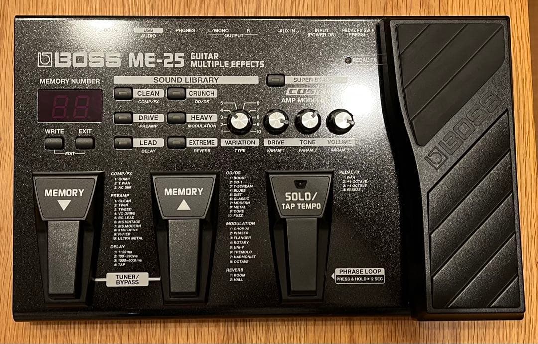 BOSS ME-25 ギターエフェクター