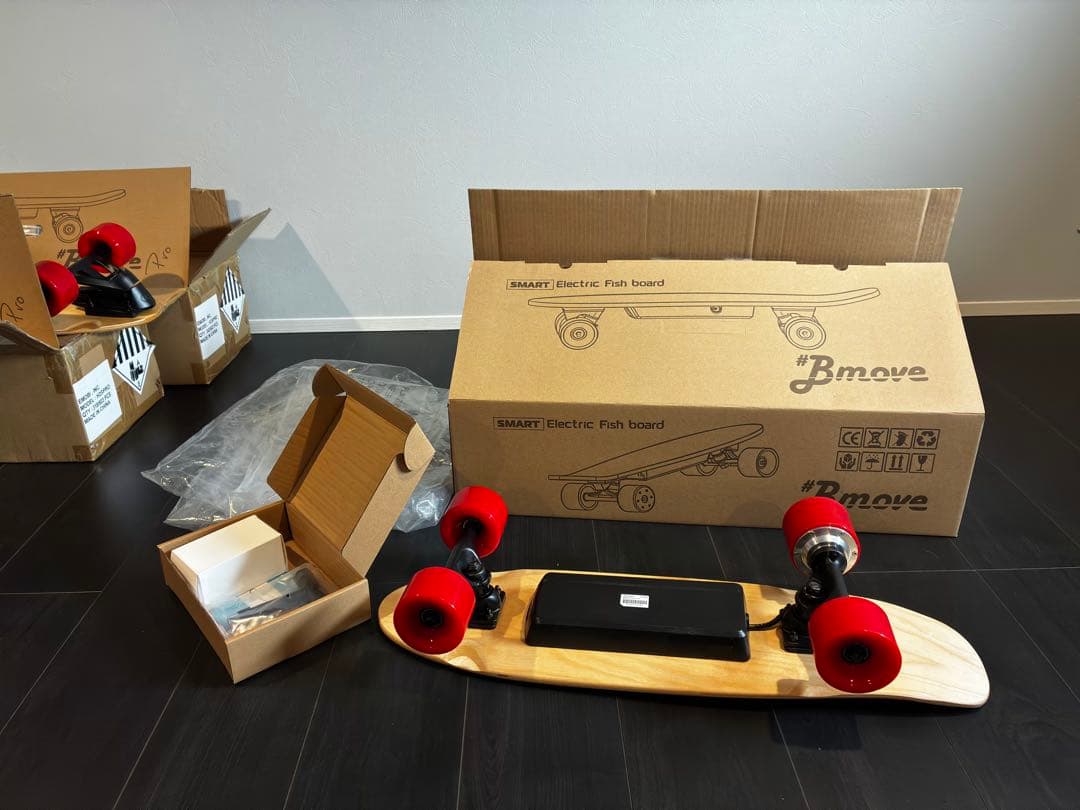 Bmove 電動スケートボード レッド/ブラック