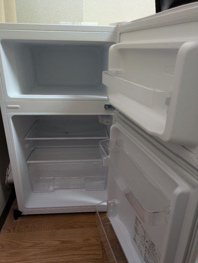443 2ドア冷蔵庫/冷凍庫　2023年製　JR087ML01WH 87L