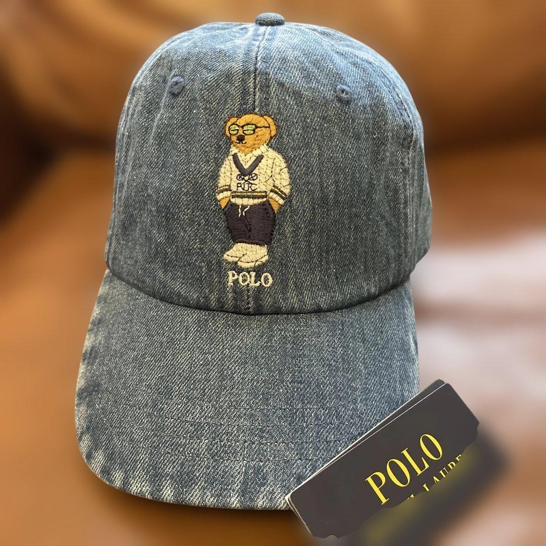 未使用POLO RALPH LAUREN ポロ ラルフ ローレン　デニムキャップ
