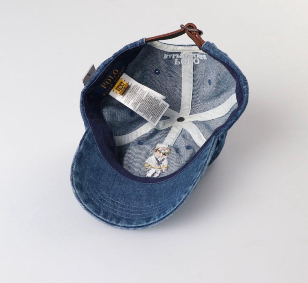 未使用POLO RALPH LAUREN ポロ ラルフ ローレン　デニムキャップ