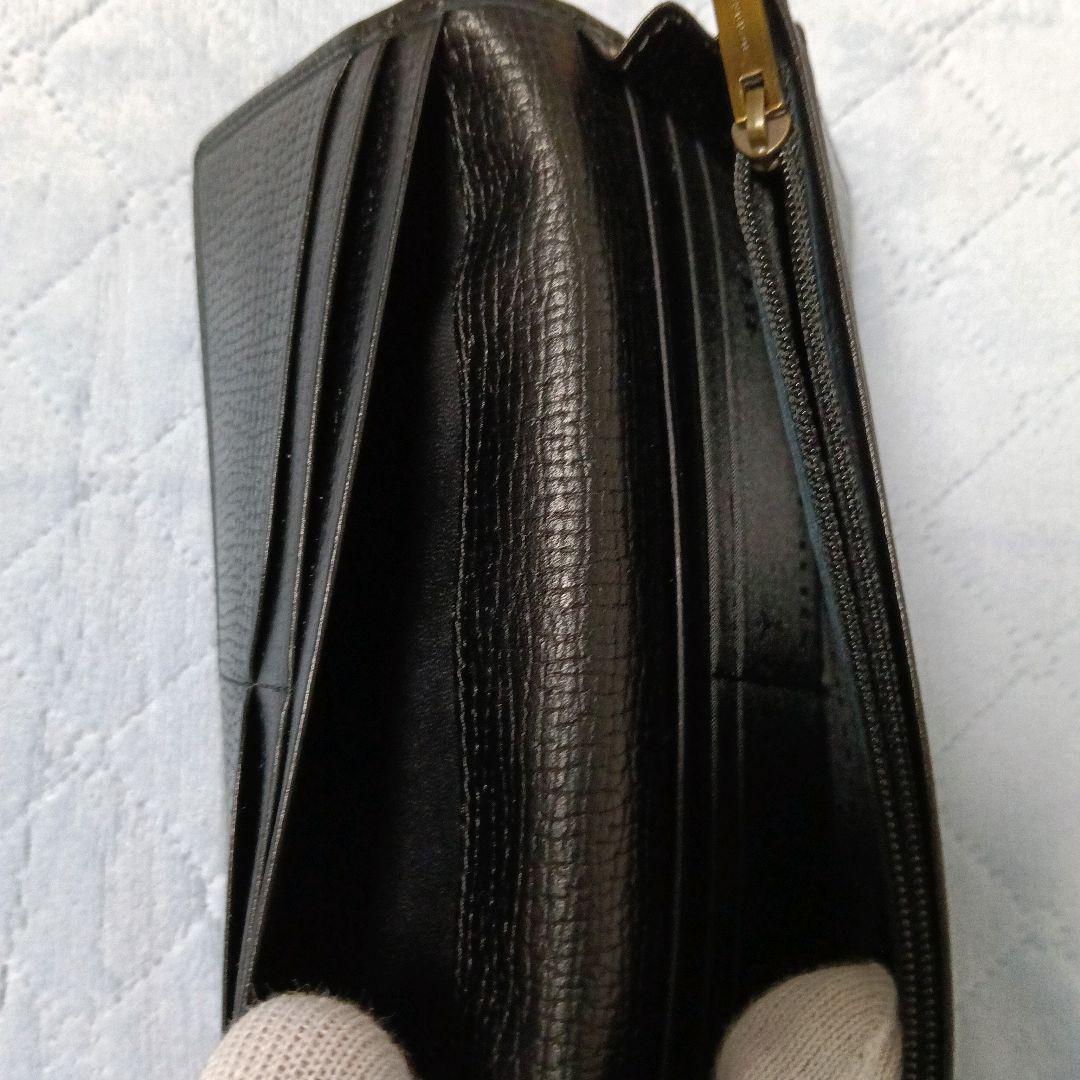 Burberry バーバリー　黒 レザー 長財布　メンズ　極美品です！