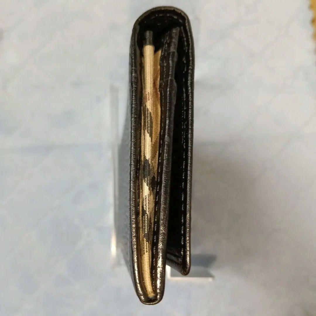 Burberry バーバリー　黒 レザー 長財布　メンズ　極美品です！