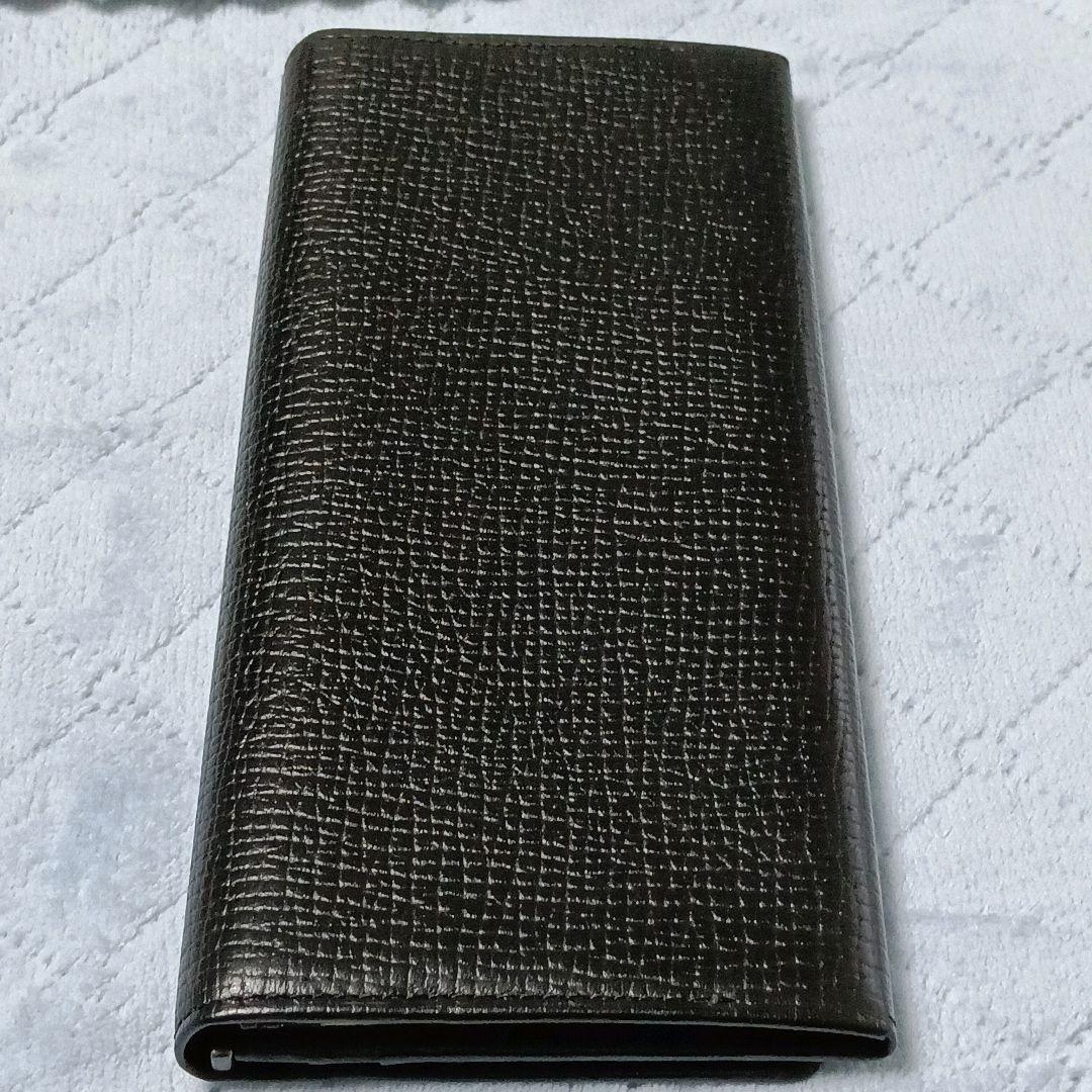 Burberry バーバリー　黒 レザー 長財布　メンズ　極美品です！