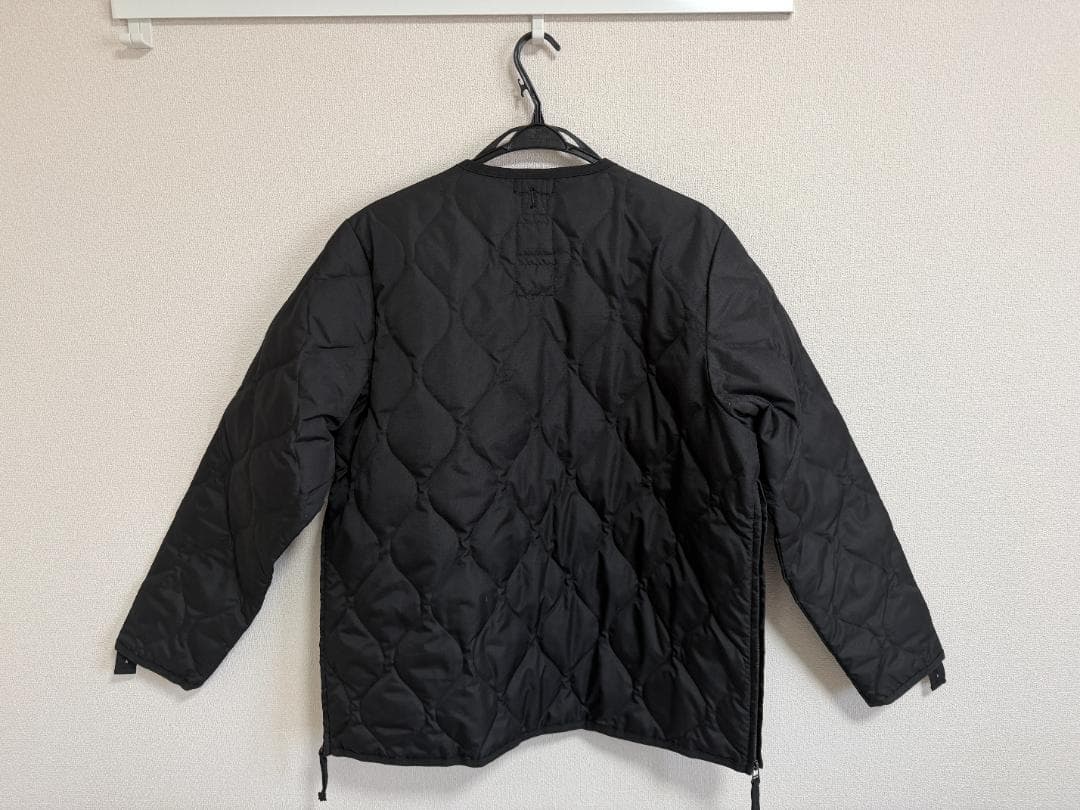 TAION ミリタリー Vネックジップ ダウンジャケット