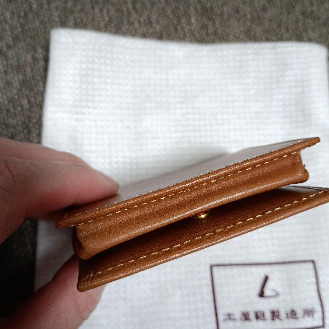 新品未使用！土屋鞄製造所 ケース 小銭入れ　レザー ブラウン