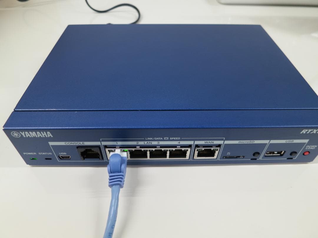 YAMAHA RTX830 ギガアクセス VPN ルーター
