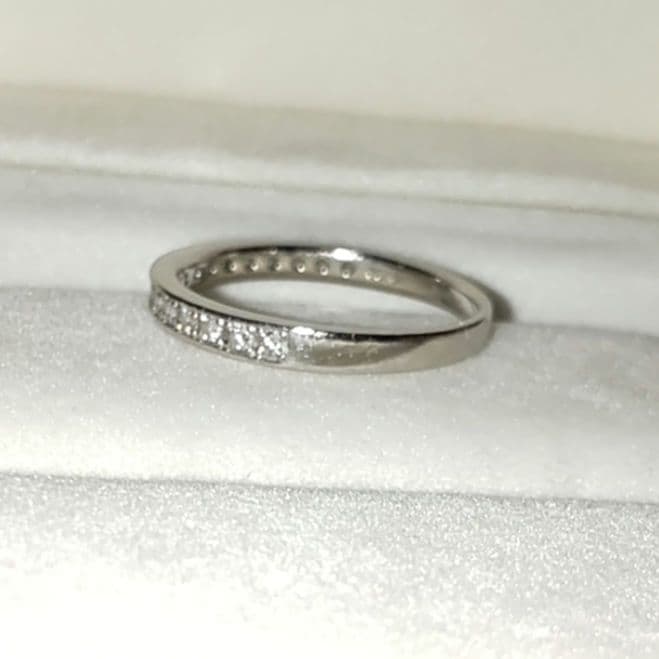 ヴァンドーム 14号 0.3ct ダイヤ エタニティ リング Pt900