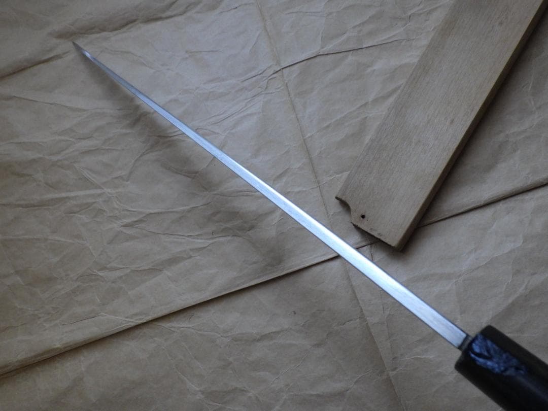 と*や様 京都/有次★特製/柳刃刺身包丁刃渡尺１寸/日本鋼・別打★鞘付属