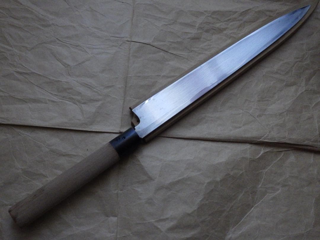 と*や様 京都/有次★特製/柳刃刺身包丁刃渡尺１寸/日本鋼・別打★鞘付属