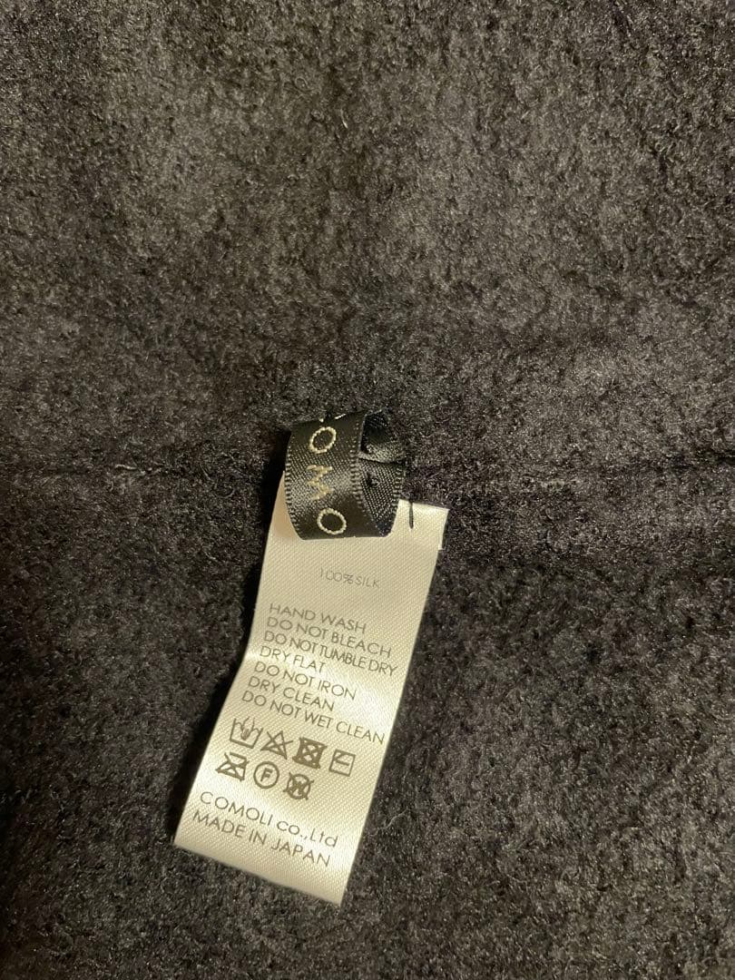 21AW comoli シルクフリースネックウォーマー