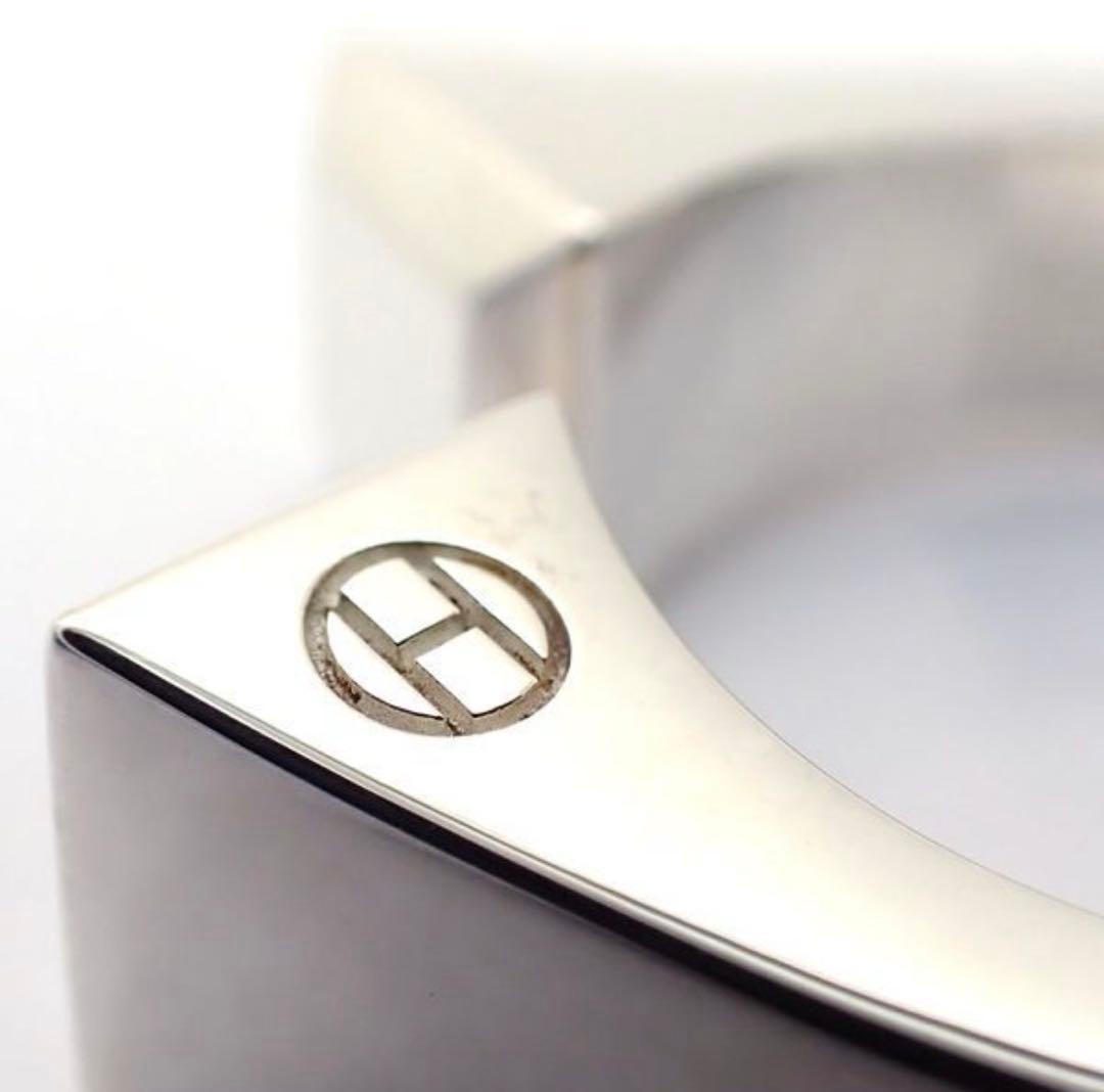 HERMES クルー・ド・フォルジュ GM シルバー リング 美品