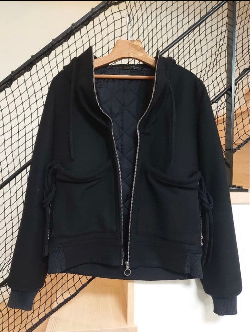 【プロフ必読】kris van assche カシミヤ混 フードブルゾン