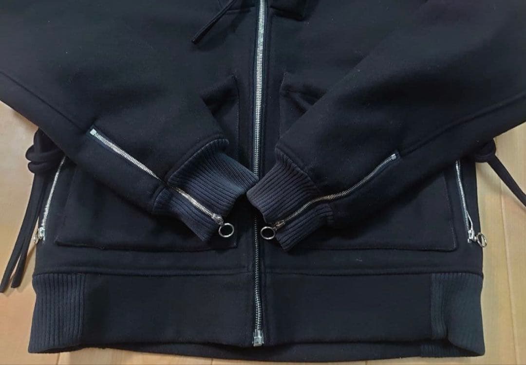 【プロフ必読】kris van assche カシミヤ混 フードブルゾン