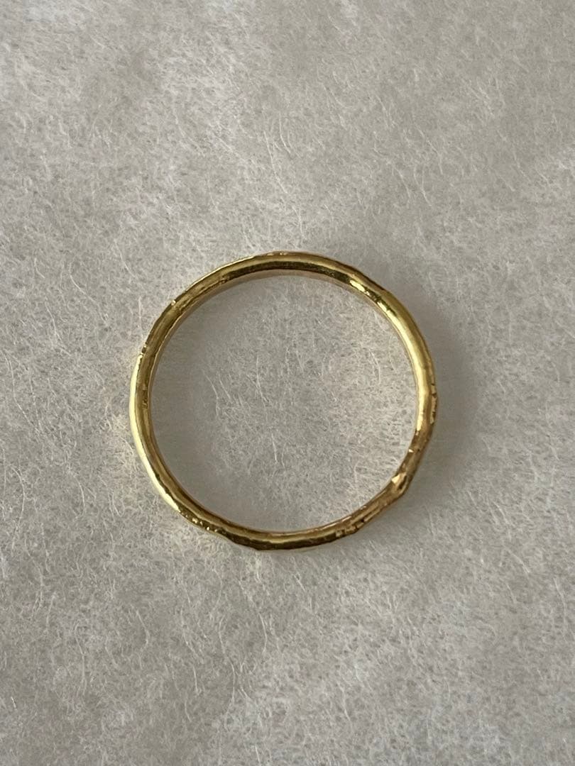 【5号】DESLIE シンプルリング　18Kリング