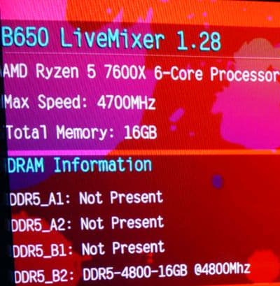 マザーボード B650 LiveMixer ASROCK