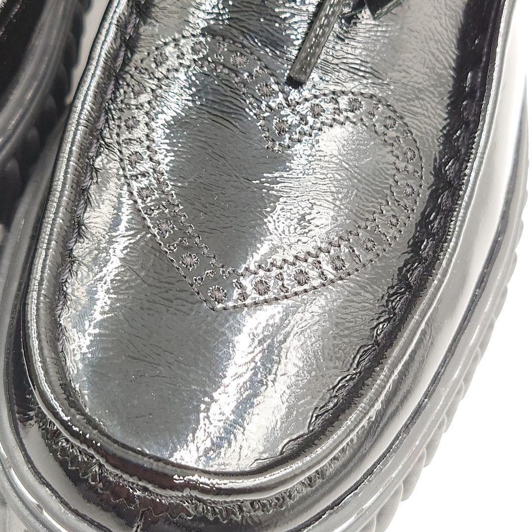 美品 クラークス トーヒルハート 26.5cm 黒 厚底 ハート ワラビー