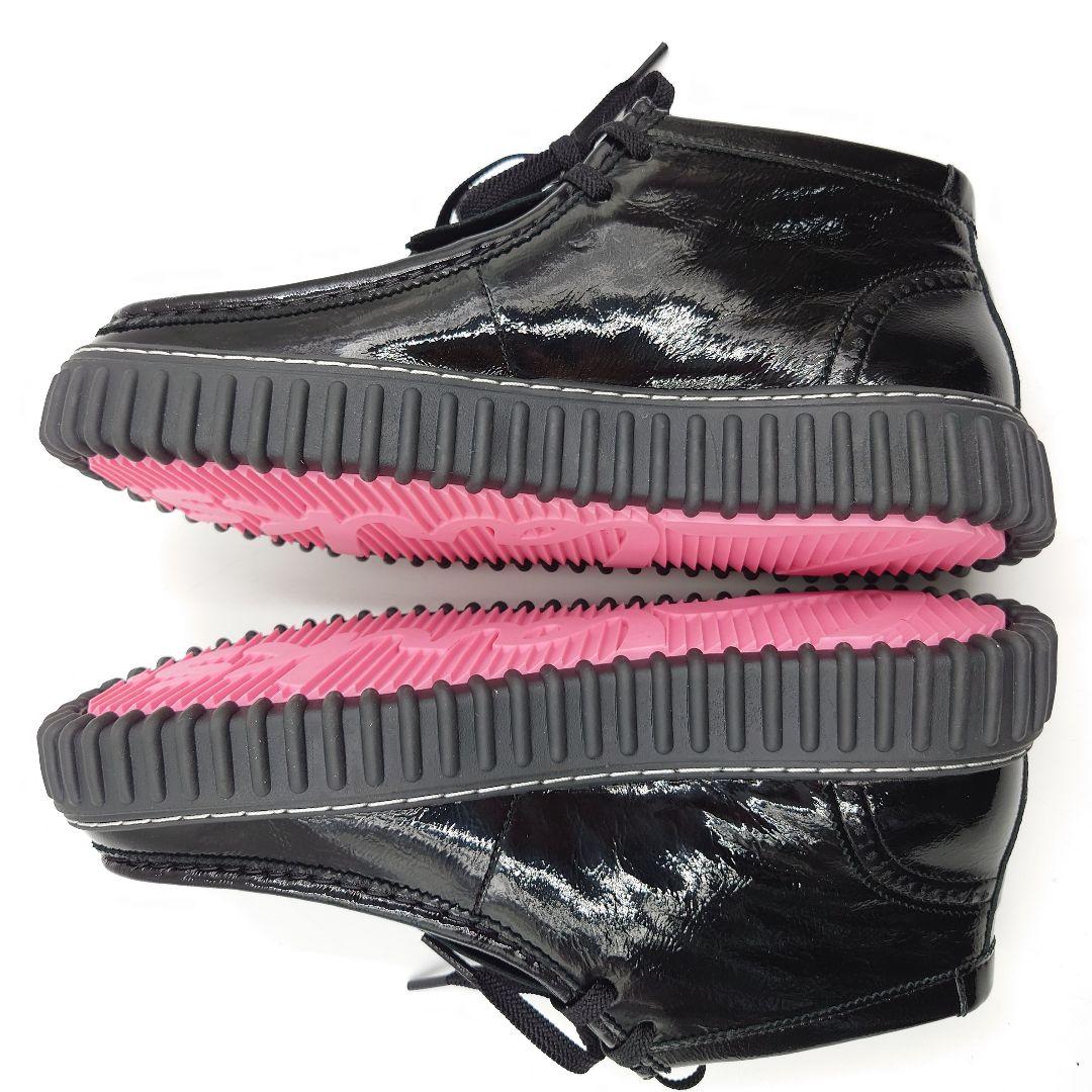 美品 クラークス トーヒルハート 26.5cm 黒 厚底 ハート ワラビー