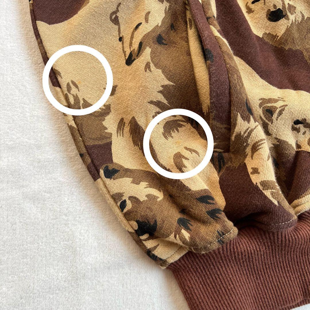 超レア 90s KENZO 北斎タグ 3点セット シロクマ 総柄 スウェット