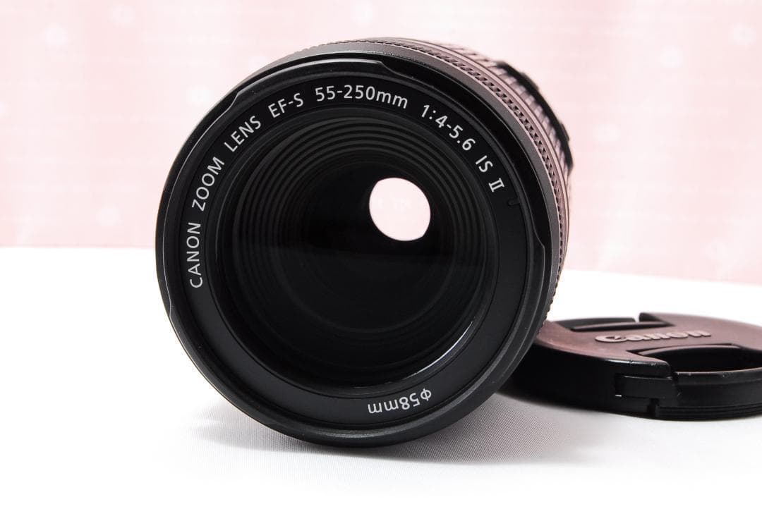 〓望遠レンズ〓キヤノン EF-S 55-250mm F4-5.6 IS Ⅱ