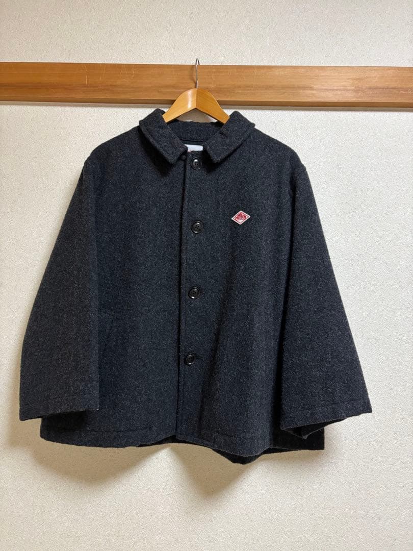 ダントンウールパイルAラインギャザージャケット36