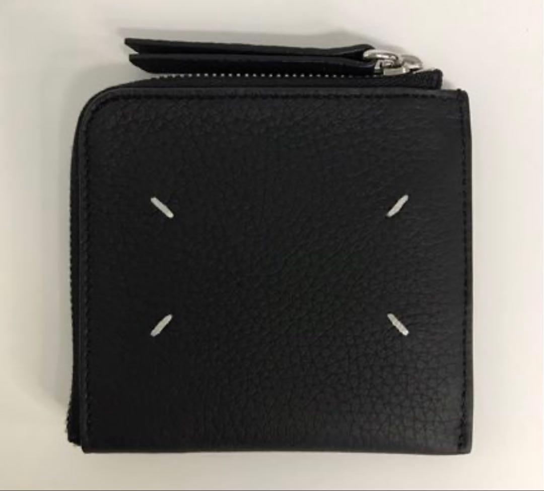 新品★メゾンマルジェラ　４ステッチ　Ｌ字ジップウォレット