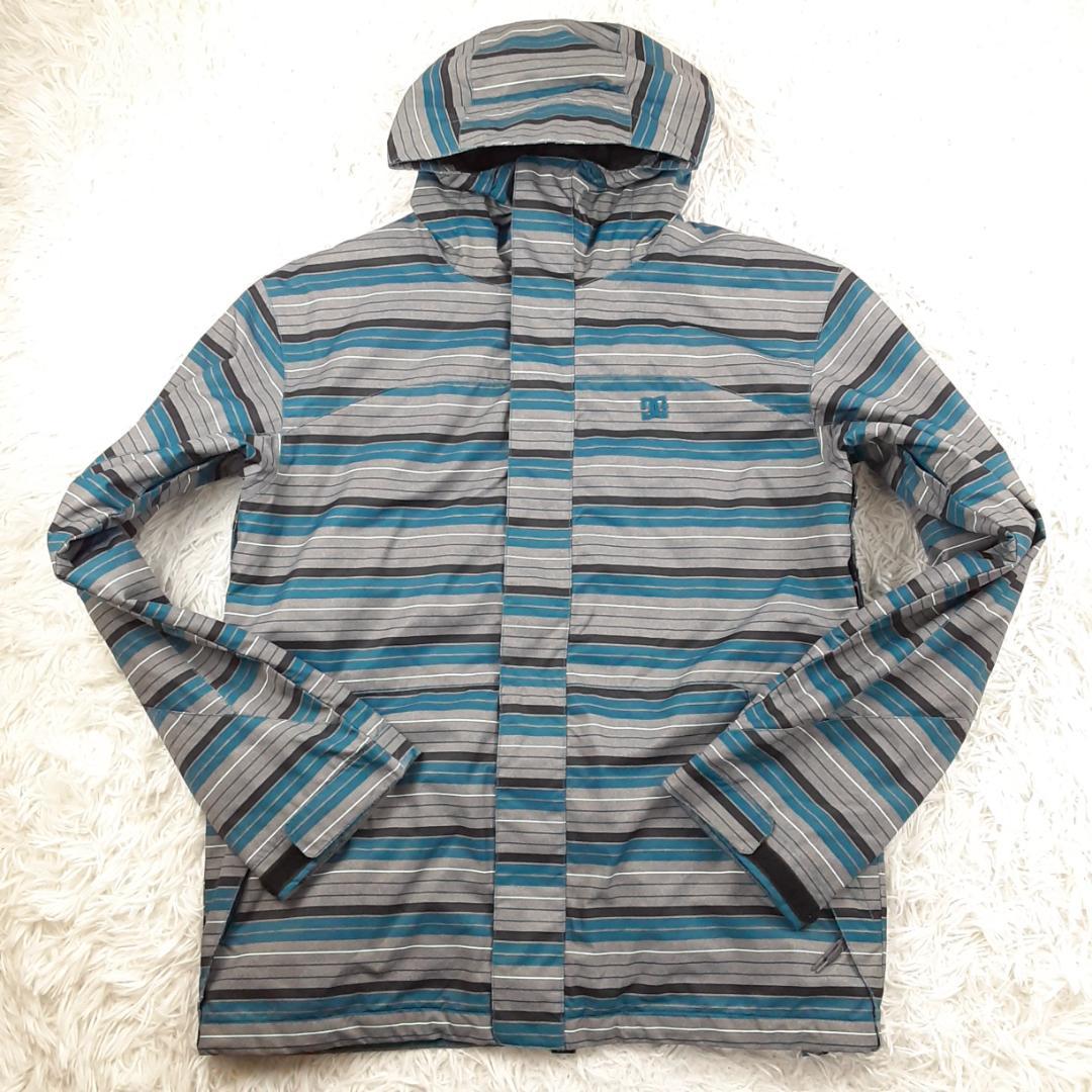 美品◎DC ディーシー ROXY ロキシー スノーウェアセットアップ スノボ 青