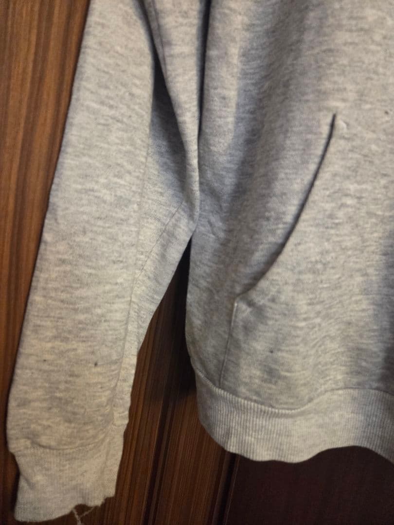80s　Hanes USA製　ヴィンテージ　パーカー　霜降りグレー M
