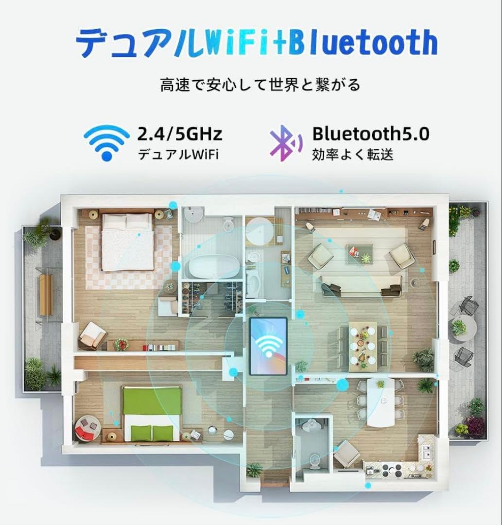 Android16 タブレット 10インチ　12GB+64GB+2TB拡張　軽量