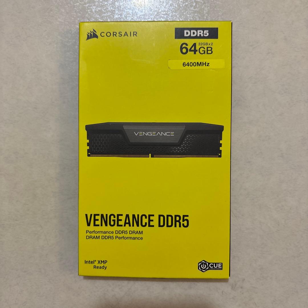 メモリー Corsair Vengeance DDR5 64GB 6400MHz