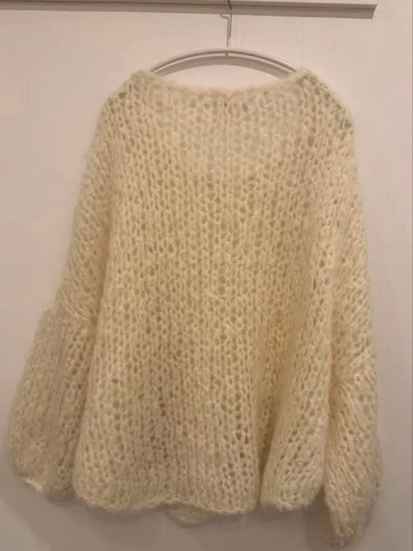 Plage HAND KNIT ジャンボタム プルオーバー　アイボリー　美品