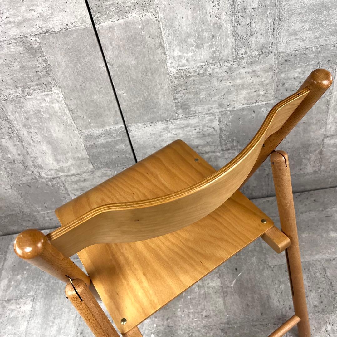 廃盤 無印良品 折りたたみイス 2脚セット 天然木 ブナ材 チェア　良品計画