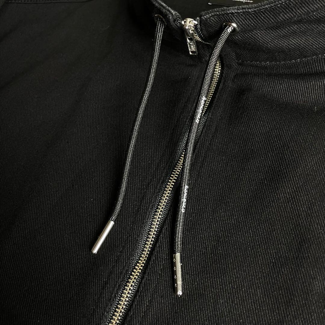 harapeco twill セットアップ ハーフジッププルオーバー パンツ 黒