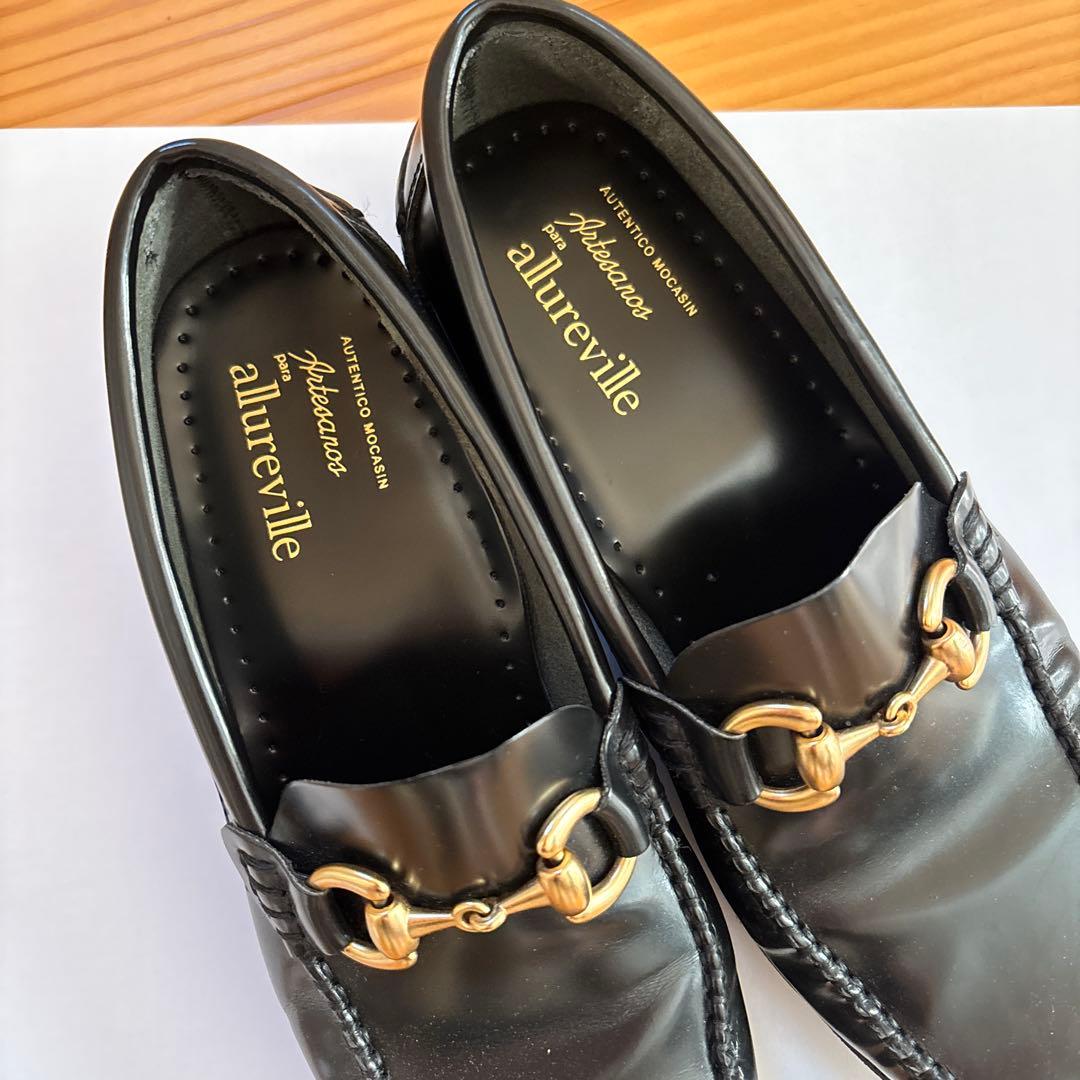 ARTESANOS allureville 黒 ローファー 38