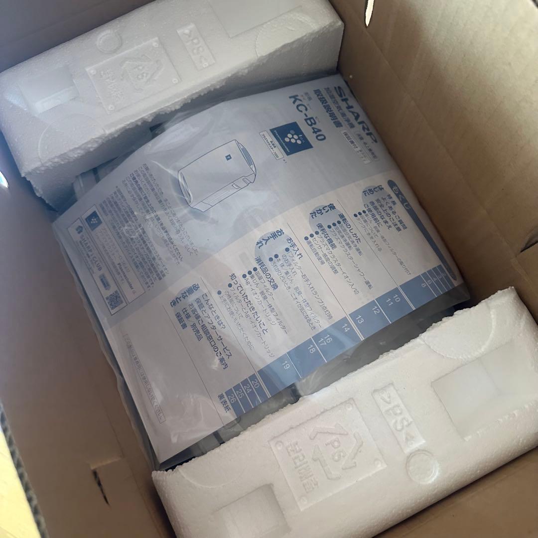 SHARP KC-B40-W 加湿空気清浄機　ホワイト系 新品未使用品