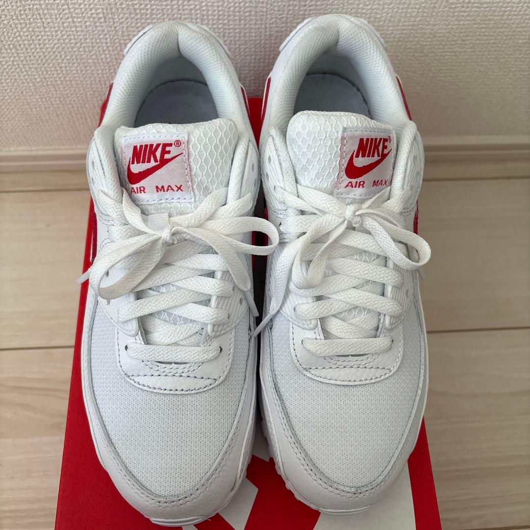 【OMEGA】NIKEエアマックス90 ユニバーシティーレッド25.5cm
