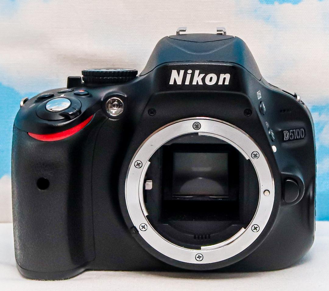 デジタル一眼レフ⭐️ニコン Nikon D5100⭐️スマホに転送⭐️自撮り⭐️
