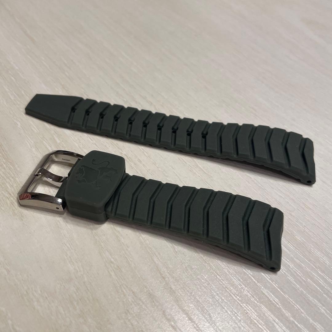 非売品　新品未使用品　グランドセイコー　ラバーベルト21mm グリーン/カーキ