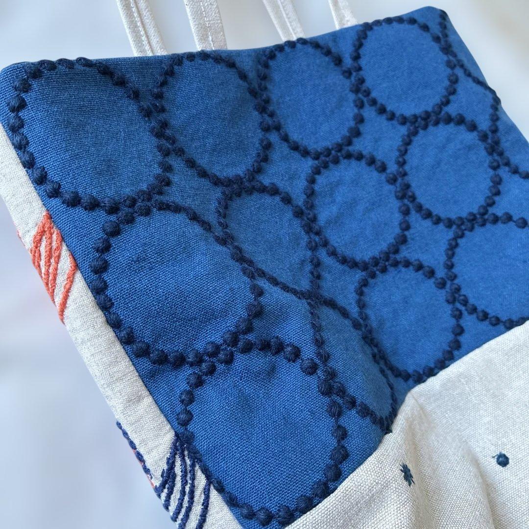 ミナペルホネン 生地使用　twitter お散歩トートバッグ