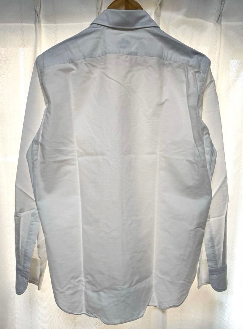 GIANNETTO／ジャンネット／OXカッタウェイシャツ／ホワイト／L